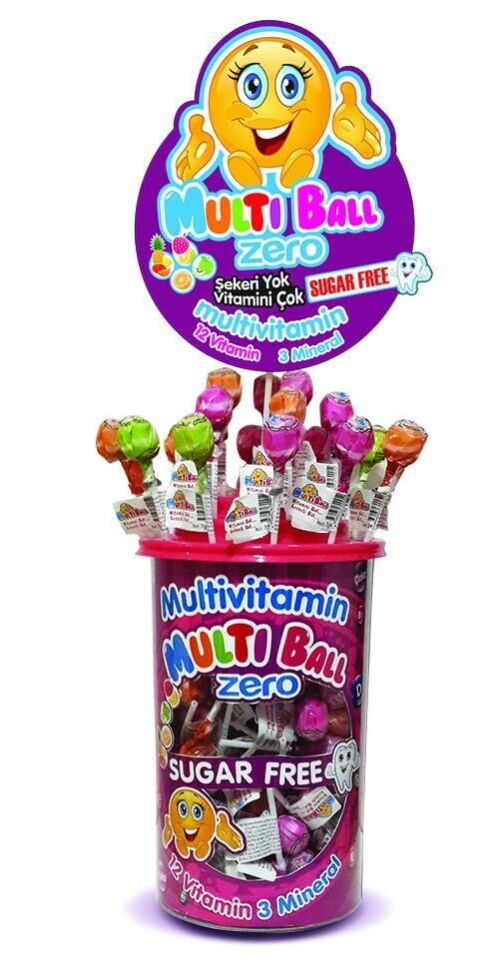 MultiBall Multivitamin Zero 12 Vitamin 3 Mineral 150 Adet 7 gr