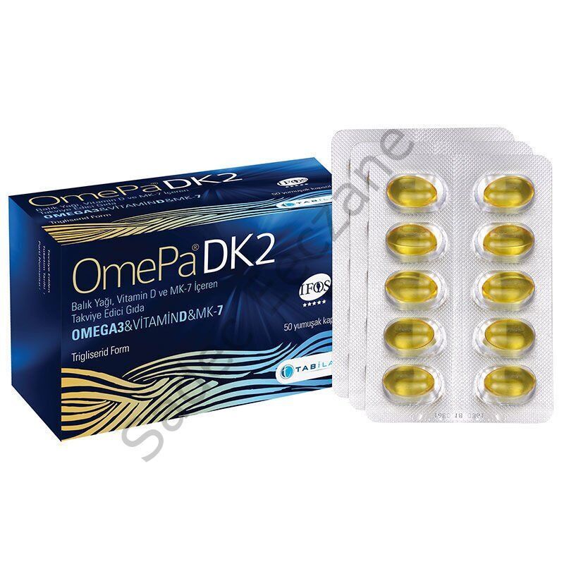 Omepa DK2 Vitamin D Mena Q7 50 Kapsül