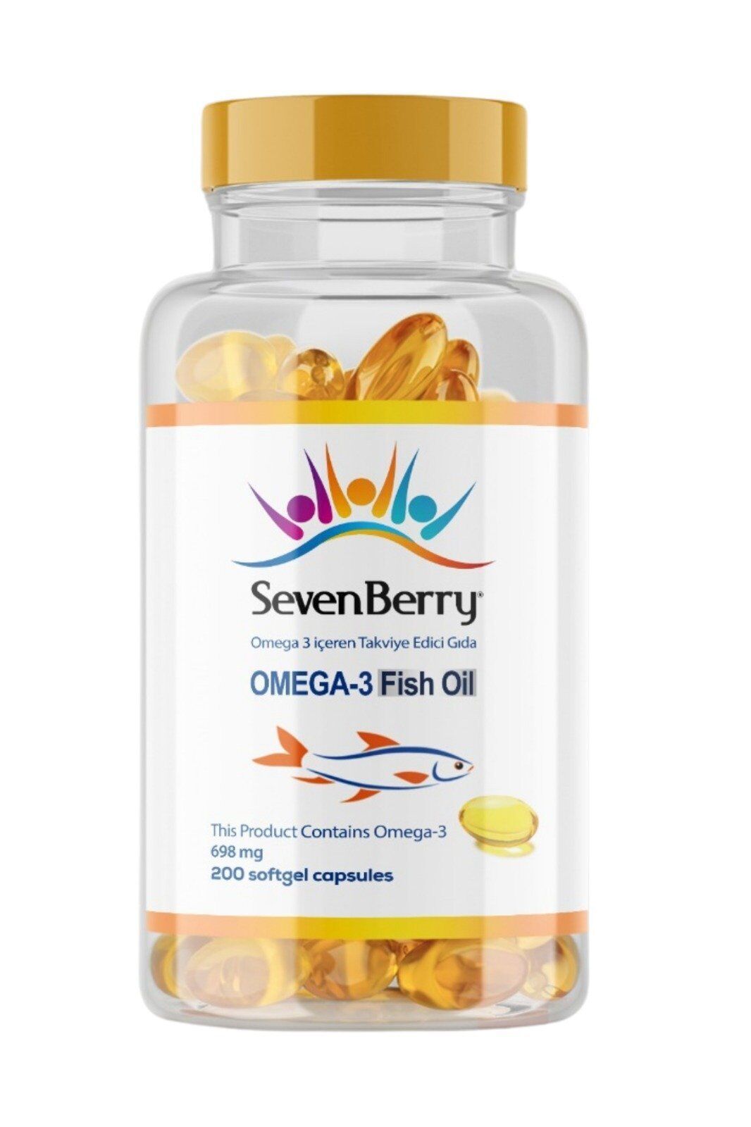 Seven Berry Omega 3 Fish Oil 200 Softgel Kapsül