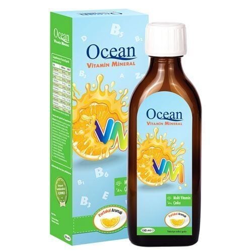 SKT:04/2025 Ocean Vitamin Mineral Şurup 150ml