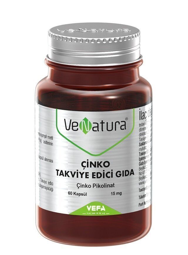 Venatura Çinko 15mg 60 Kapsül