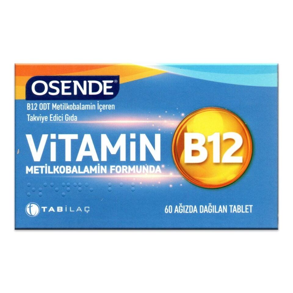 Osende Vitamin B12 - 60 Ağızda Dağılan Tablet