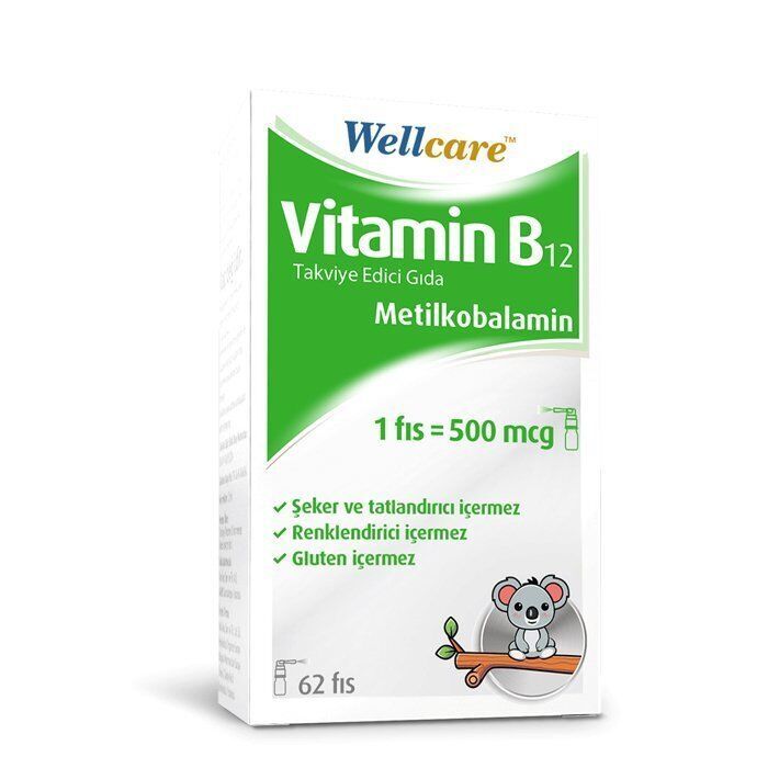 Wellcare Vitamin B12 500mcg 5ml Sprey