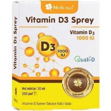 Medicago Vitamin D3 1000 IU Sprey 30 ml