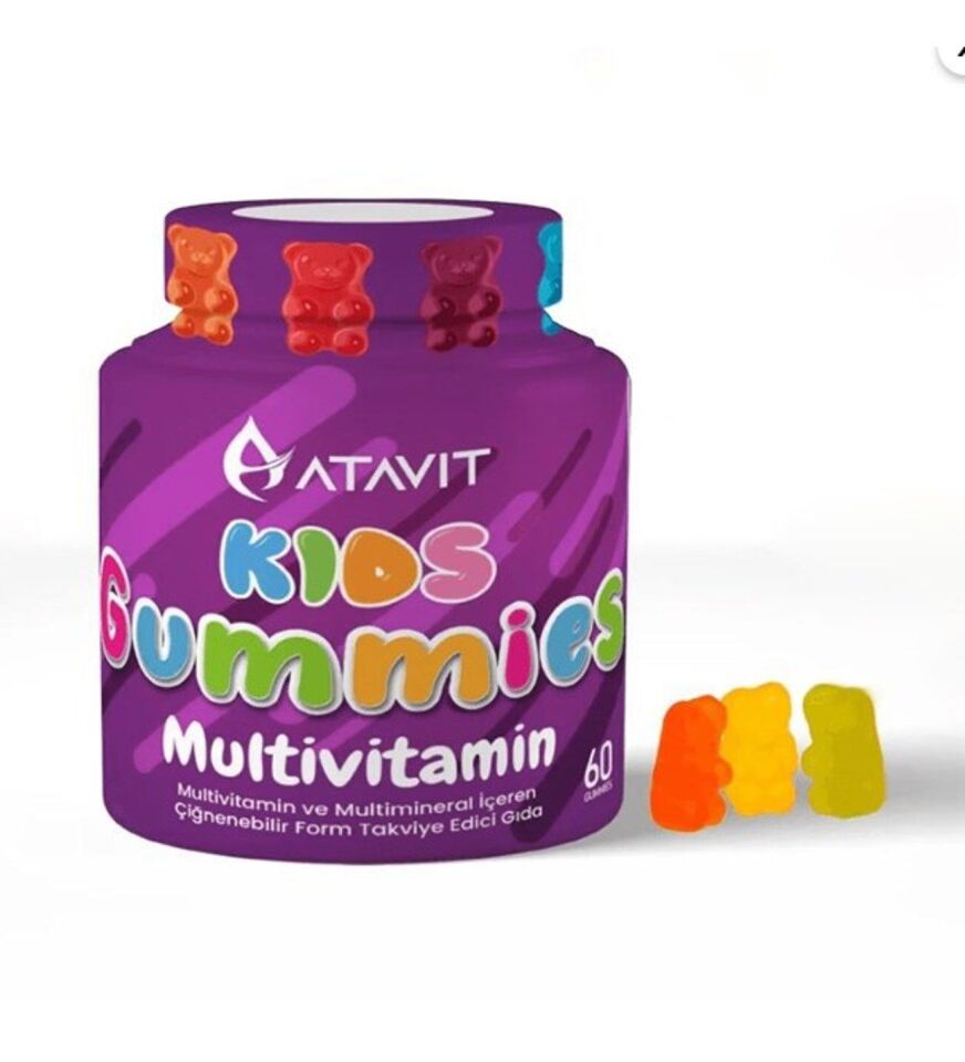 Atavit Kids Gummies Multivitamin 60 Adet